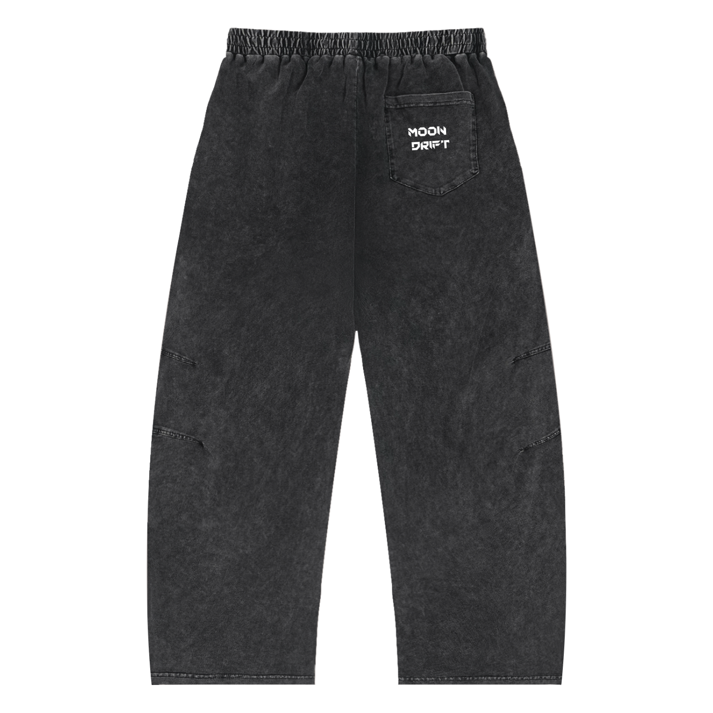 Snow Wash Drawstring Cotton Pants