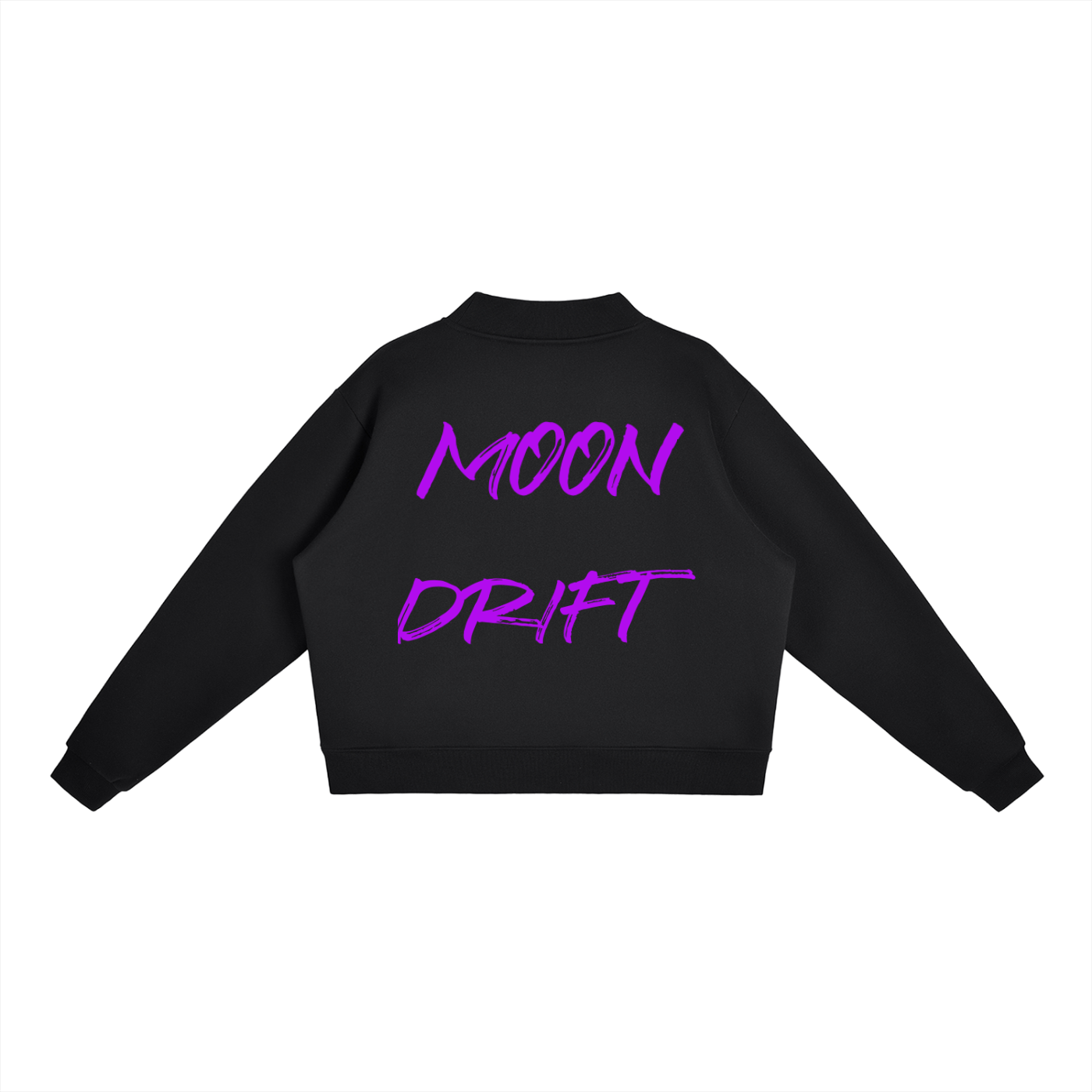 Essential Fleece Mock-Neck Crew Sweatshirt